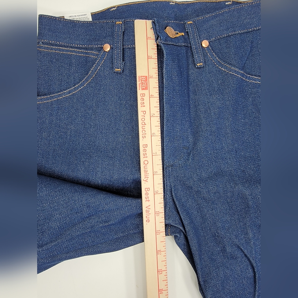 NEW Wrangler Pro Rodeo Original Fit Blue Jeans Cowboy Cut 13MWZ Mens 28x32 NWT - Picture 9 of 14